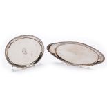 Silver teapot and snuffer trays