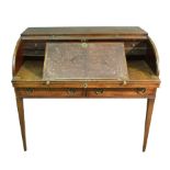 George III cylinder bureau.