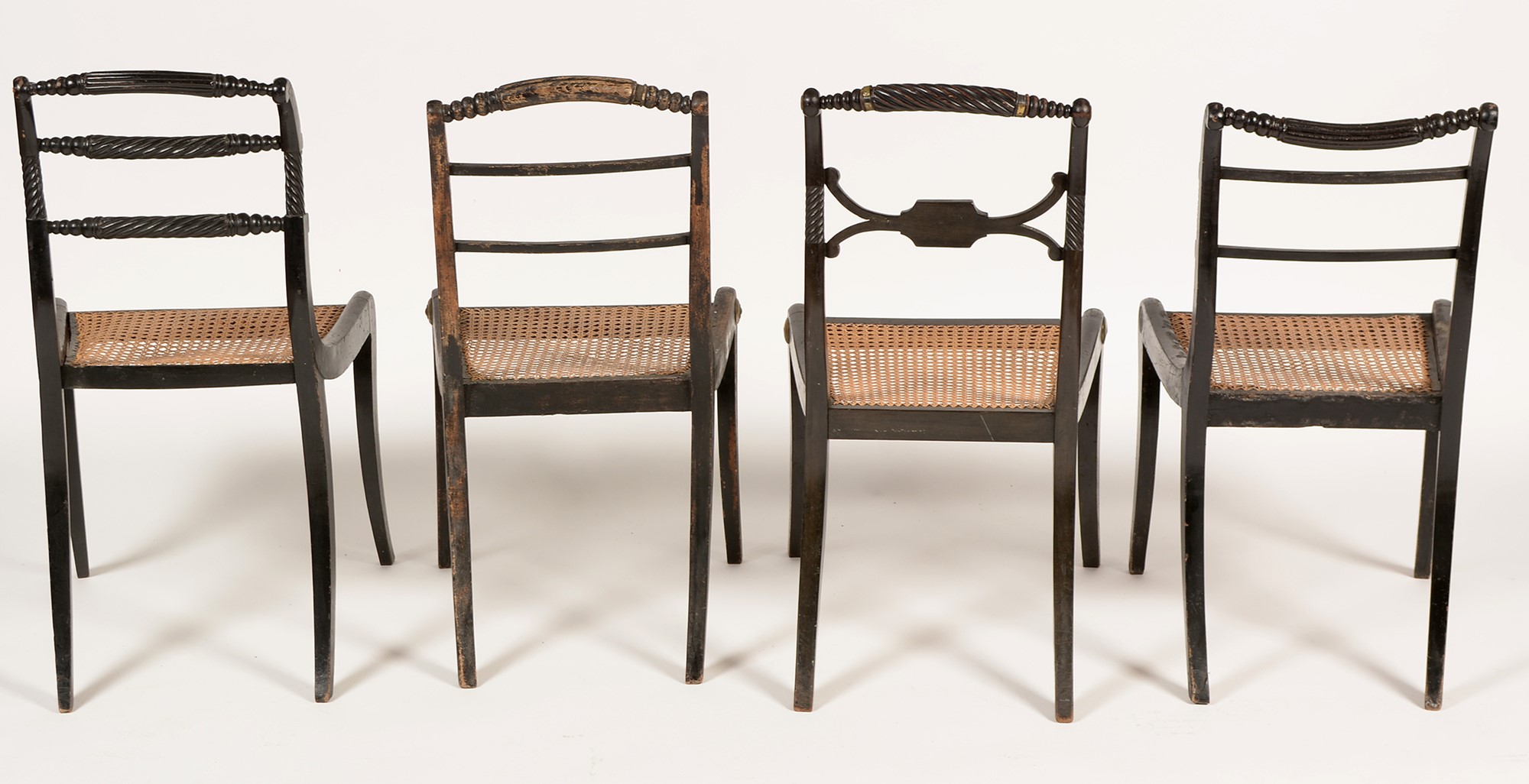 Eleven Regency and later dining chairs - Image 3 of 7