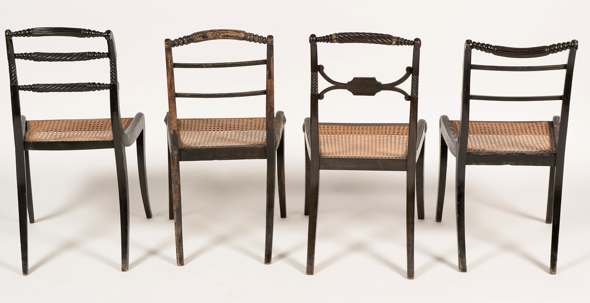 Eleven Regency and later dining chairs - Image 2 of 7