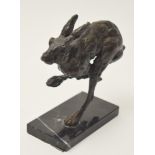 Bronze hare