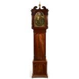 George III longcase clock inscribed Robert Lough, Penrith