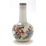 Chinese Famille Rose bottle vase