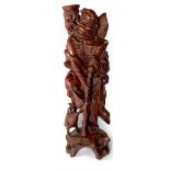 Chinese rootwood carving Lohan