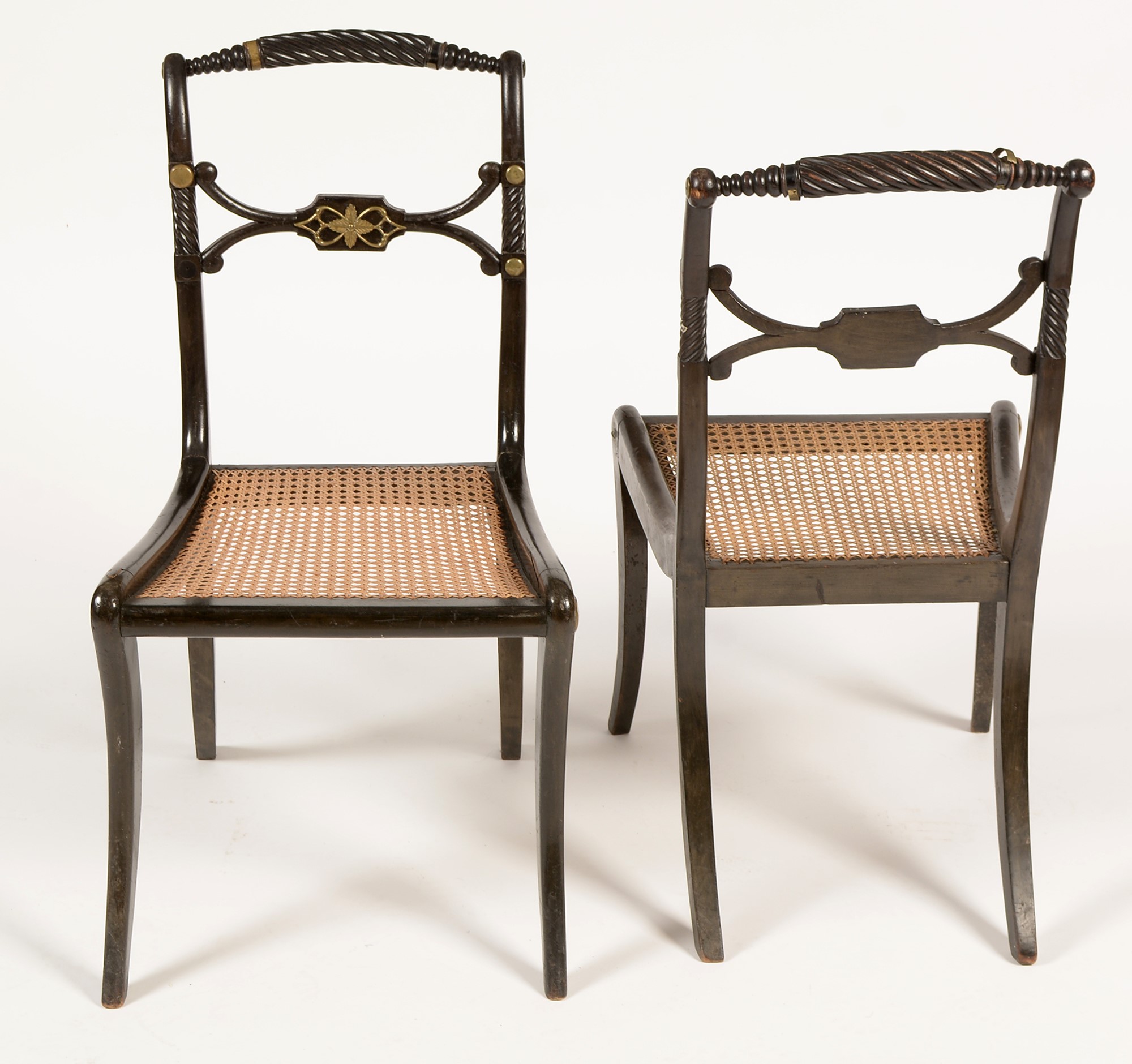 Eleven Regency and later dining chairs - Image 5 of 7