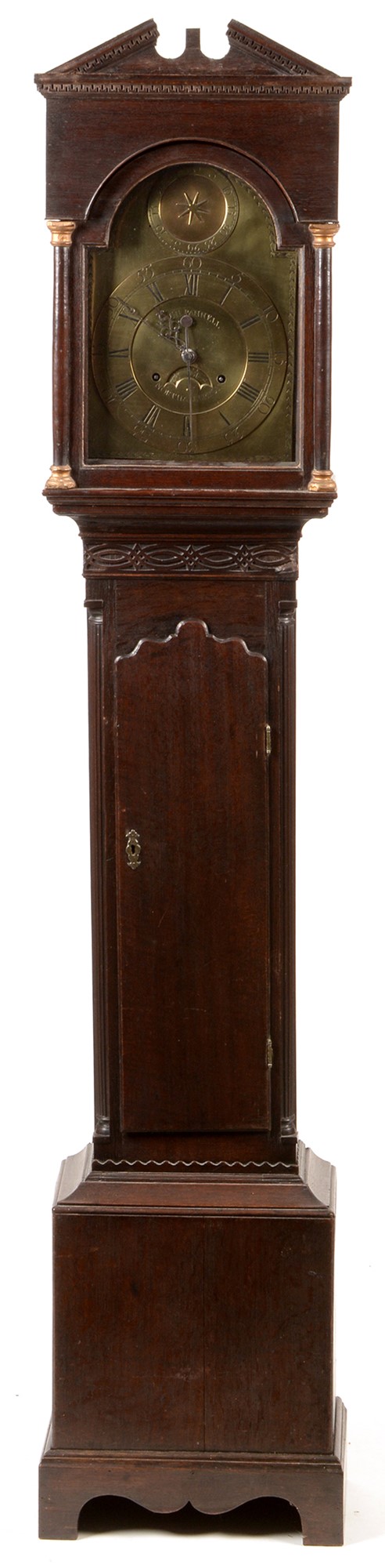 A longcase clock by Hugh Pannell, Northallerton