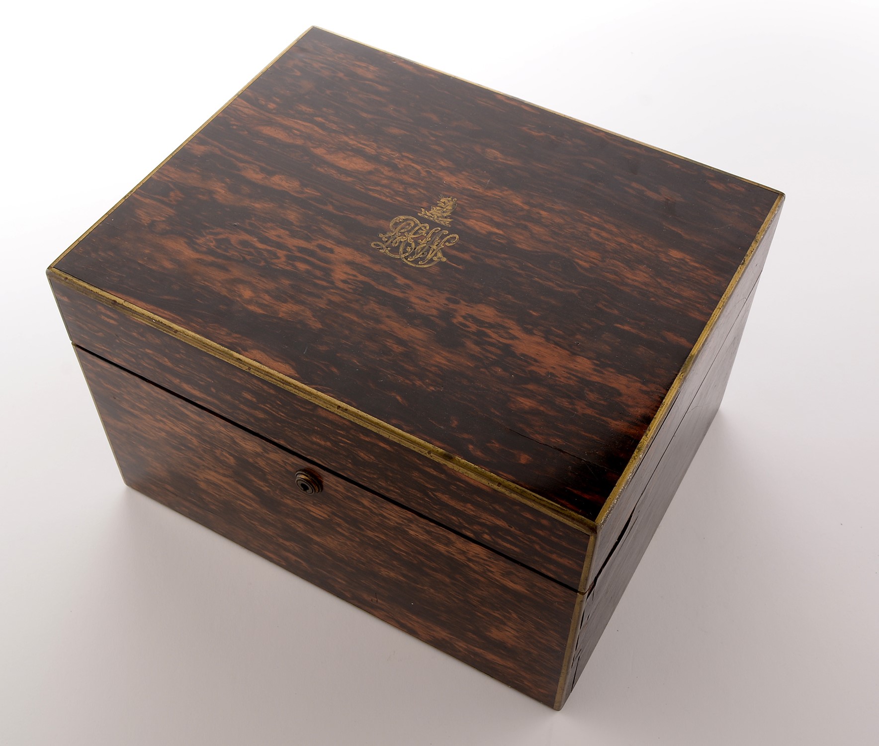 Coromandel wood travel box - Image 6 of 7