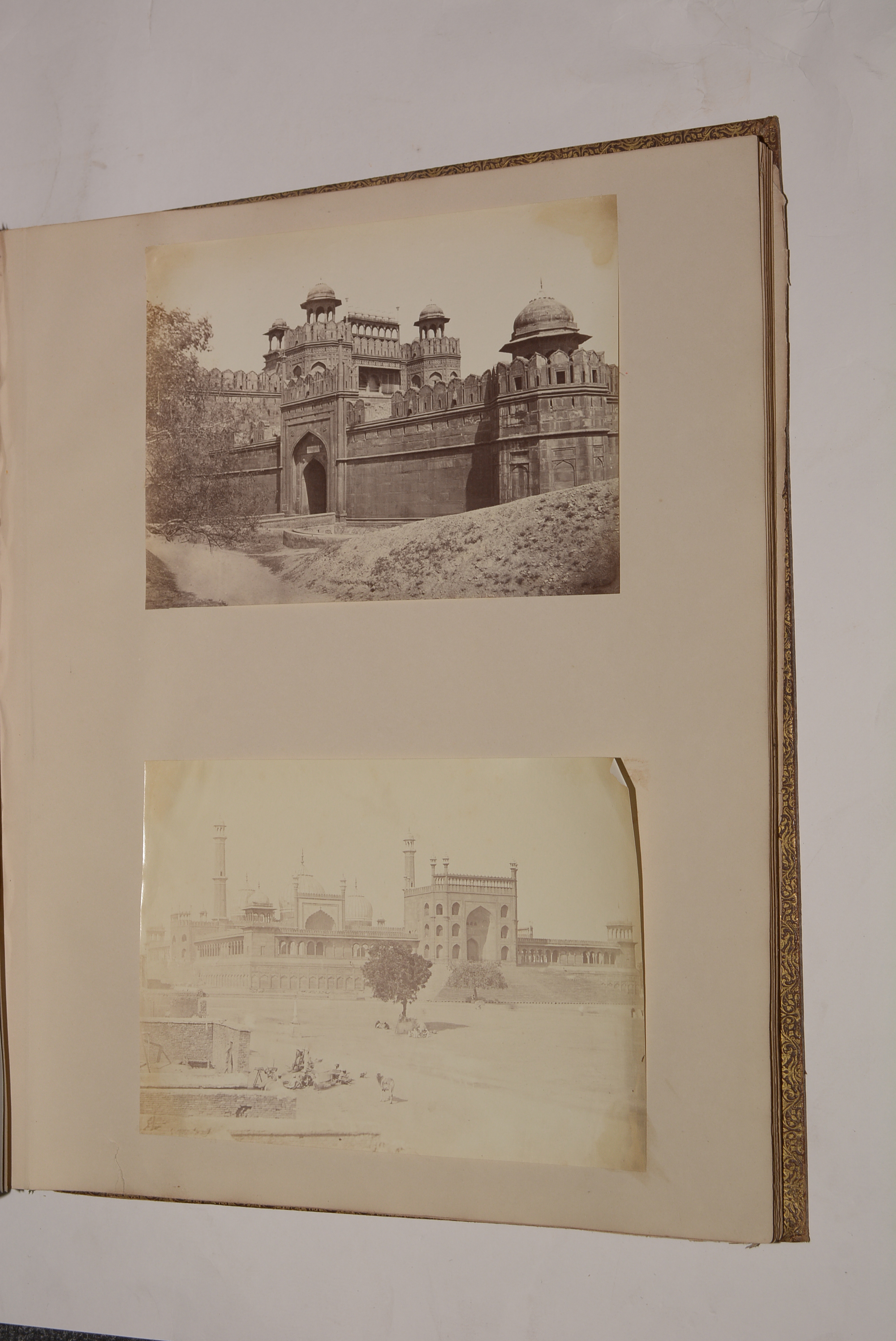 A 19th Century album of photographs, watercolours and drawings. - Image 25 of 37