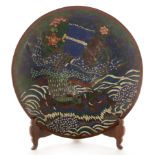 Japanese cloisonné charger.