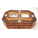 An early 19th century memoriam box,