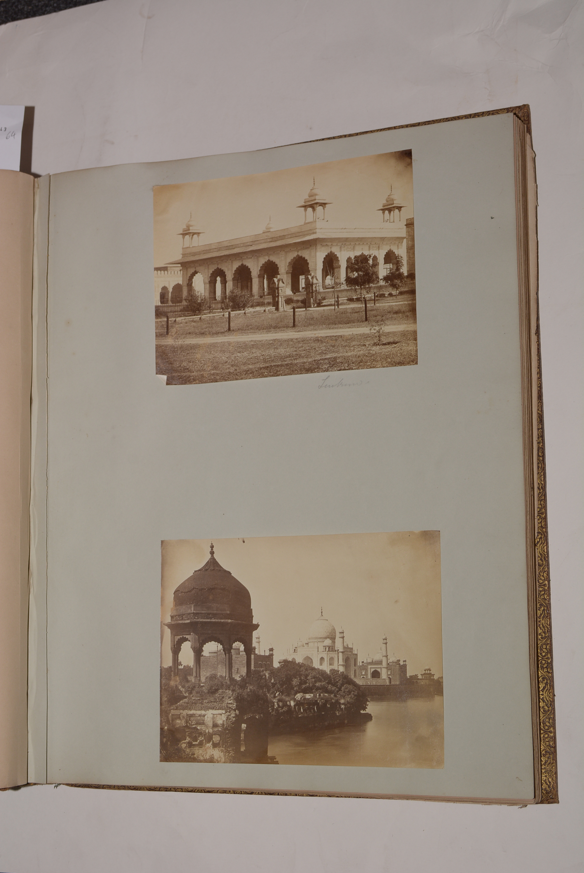 A 19th Century album of photographs, watercolours and drawings. - Image 16 of 37