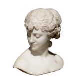 Prof Pasquale Romanelli, 19th Century marble bust