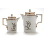 Berlin coffee pot and milk jug