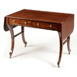 19th Century, Regency style mahogany sofa table