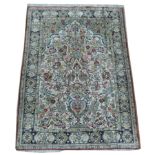 Silk prayer rug