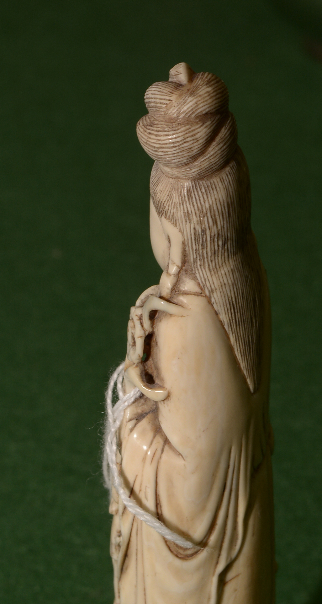 Chinese Ivory figure of Quanyin - Image 10 of 11