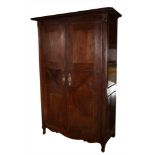 An 18th Century French Provincial oak armoire.