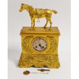 Ormolu mantel clock