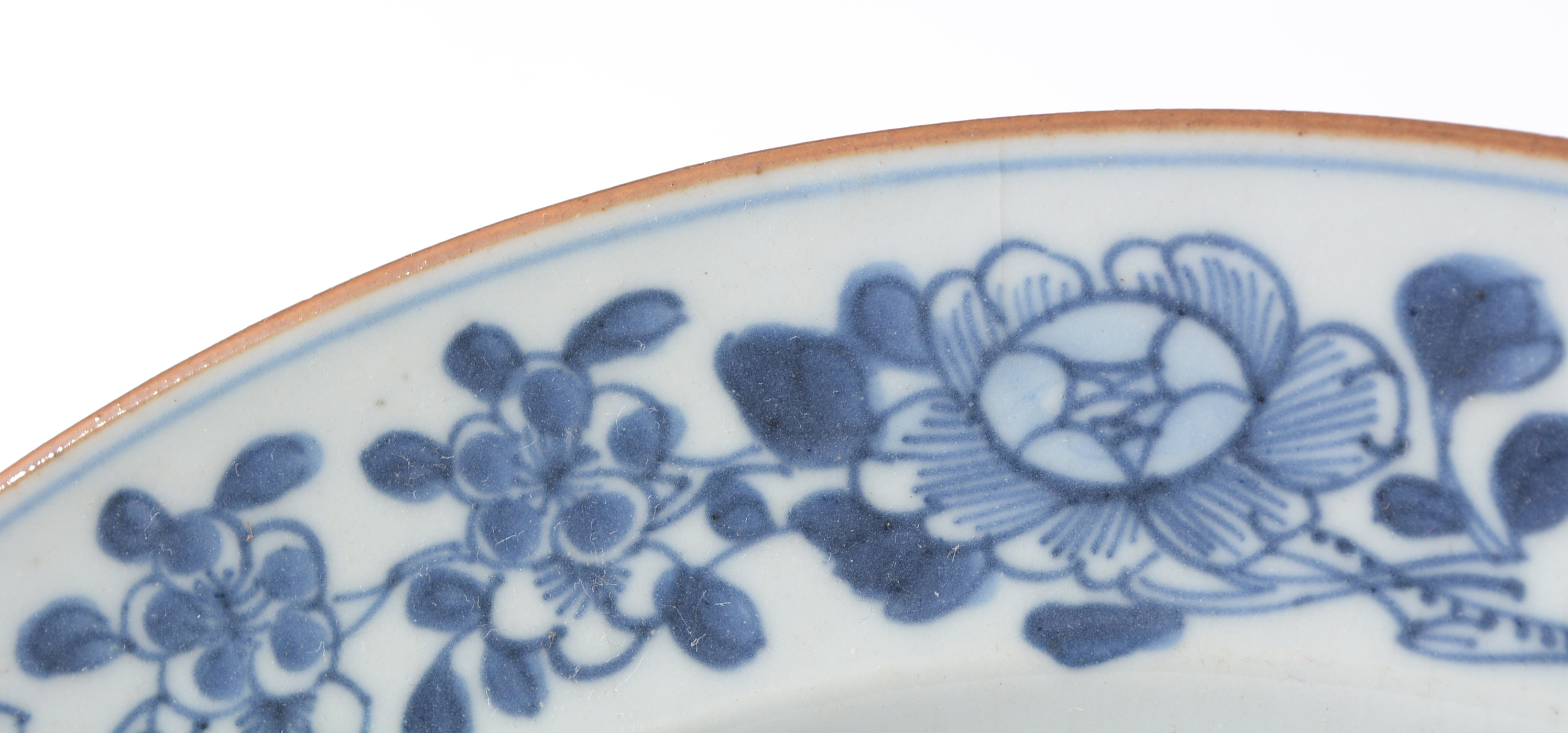 set of six Chinese blue and white plates - Image 12 of 13