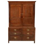 George III linen press