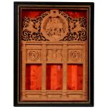 Chinese sandalwood carved frame 18th Century