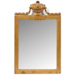 A 20th century giltwood carved mirror