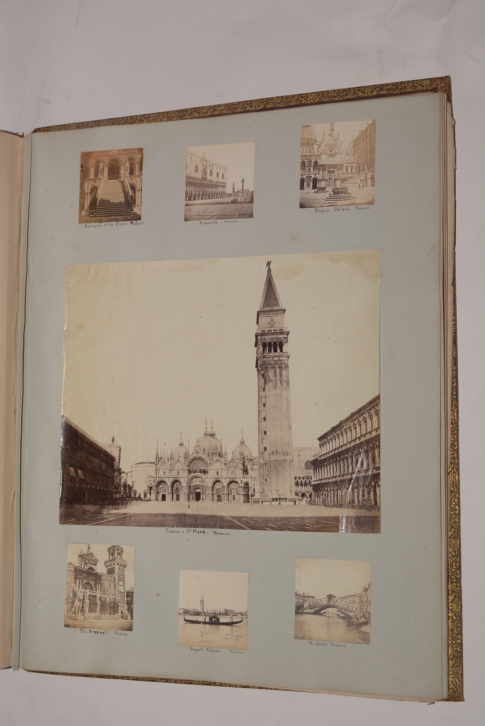 A 19th Century album of photographs, watercolours and drawings. - Image 34 of 37