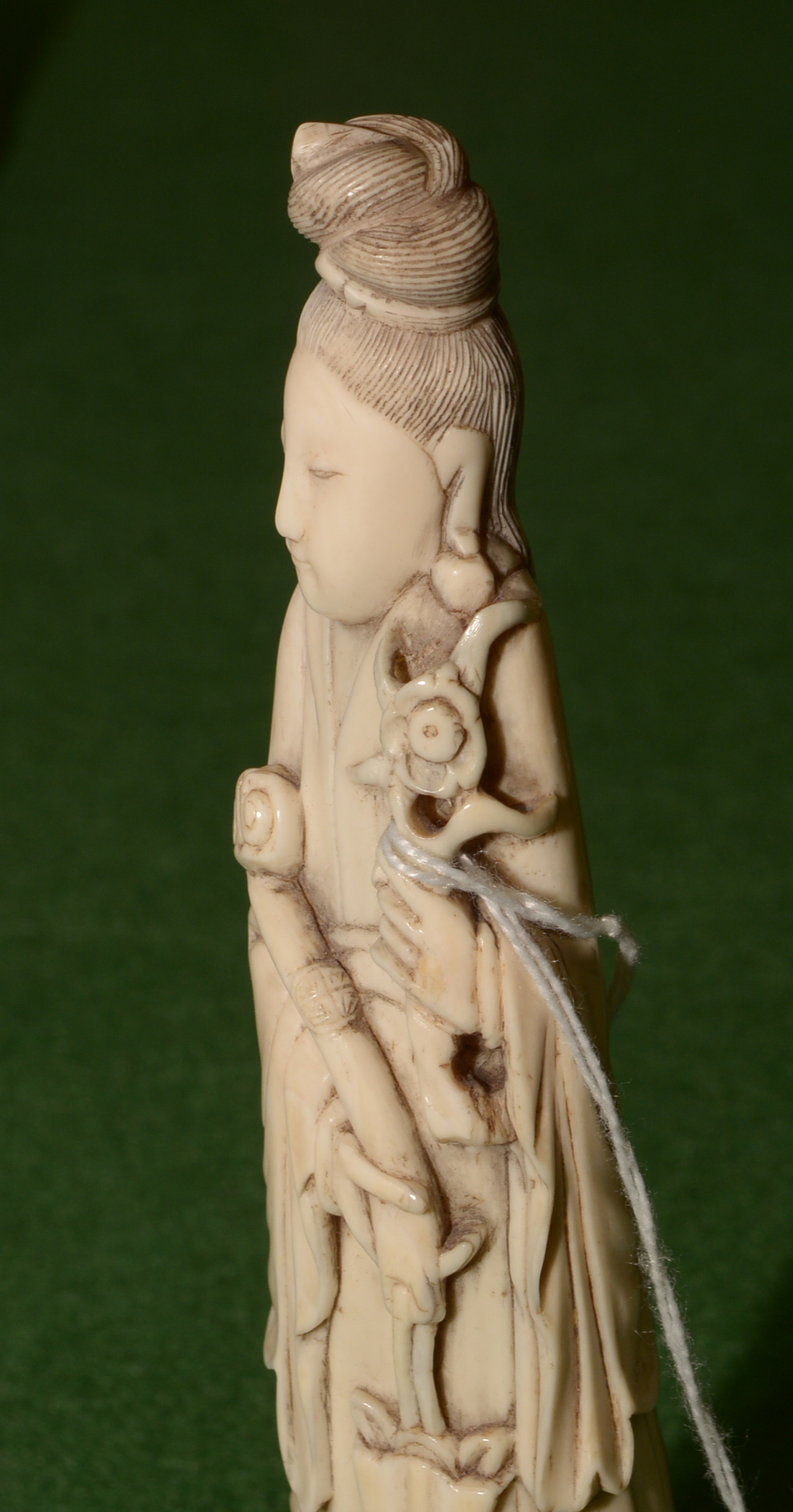 Chinese Ivory figure of Quanyin - Image 11 of 11