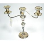 Silver candelabra