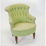 Victorian style button back chair