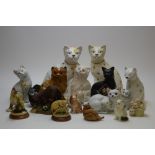 Pottery cats