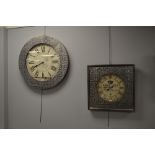 Two wall clocks