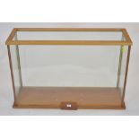 20th Century oak display case