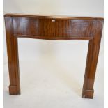 Mahogany fire surround