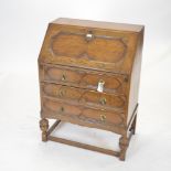 Oak bureau