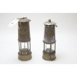 Two miners lamps