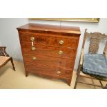 Late George III chest of drawers