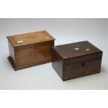 Two inlaid boxes