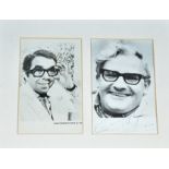 The Two Ronnies autograph / Love Thy Neighbour signatures