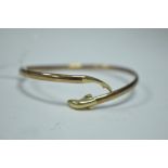 Gold bangle