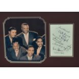 Bill Kenny and The Ink Spots autographs / Buddy Holly autograph / Music interest autographs