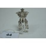 White metal miniature figurine
