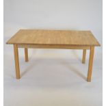 Extending dining table