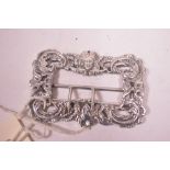 Silver Nurses belt buckle