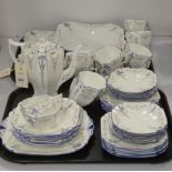 Shelley Queen Anne coffee set