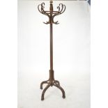 Bentwood coat and hat stand