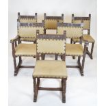 Jacobean style dining chairs