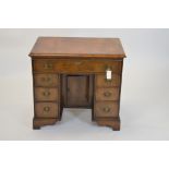 Queen Anne style kneehole desk