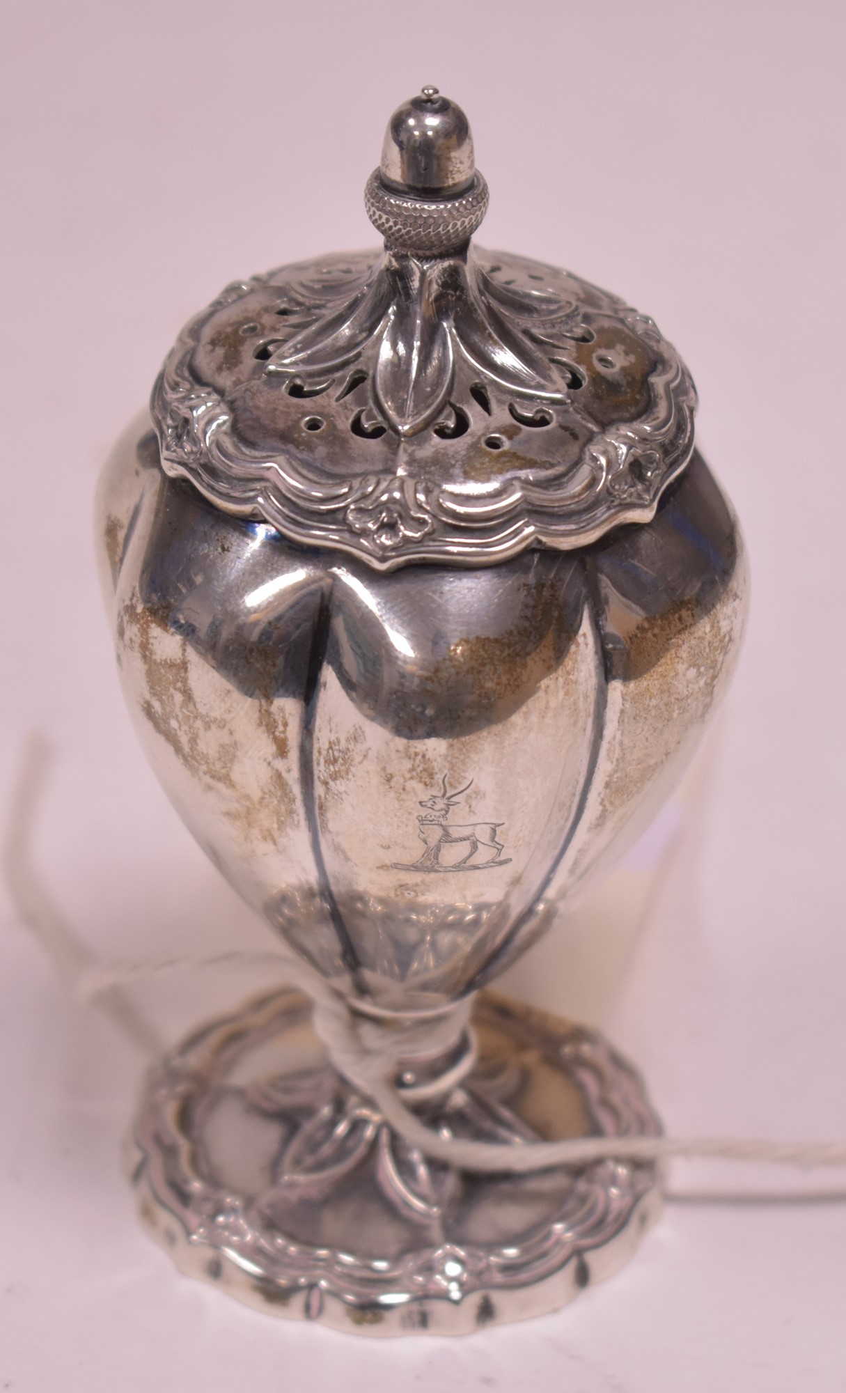 William IV silver pepperette