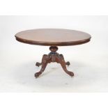 Victorian mahogany breakfast table